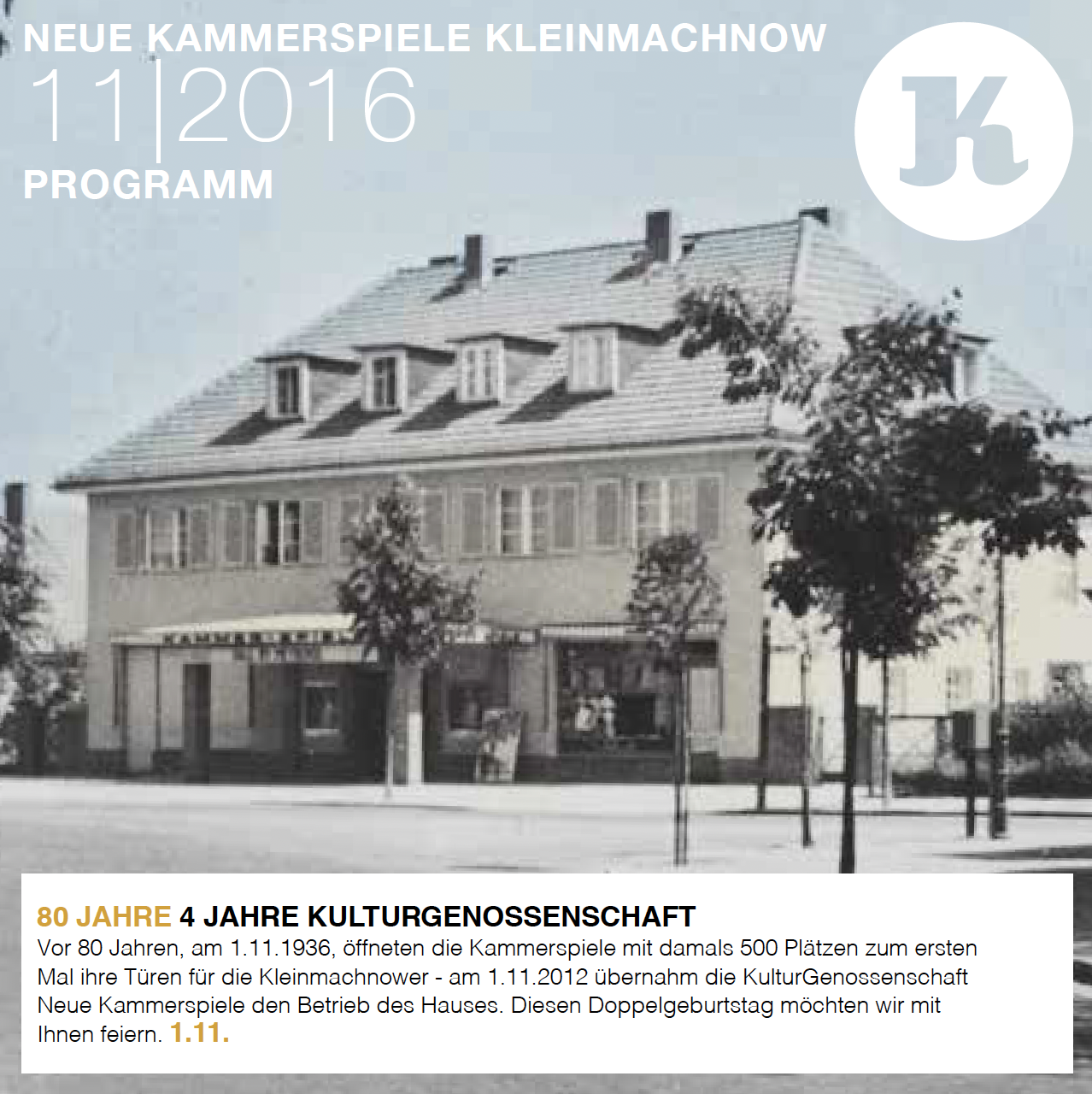 Neues Jahr – Neues Programm-Konzept