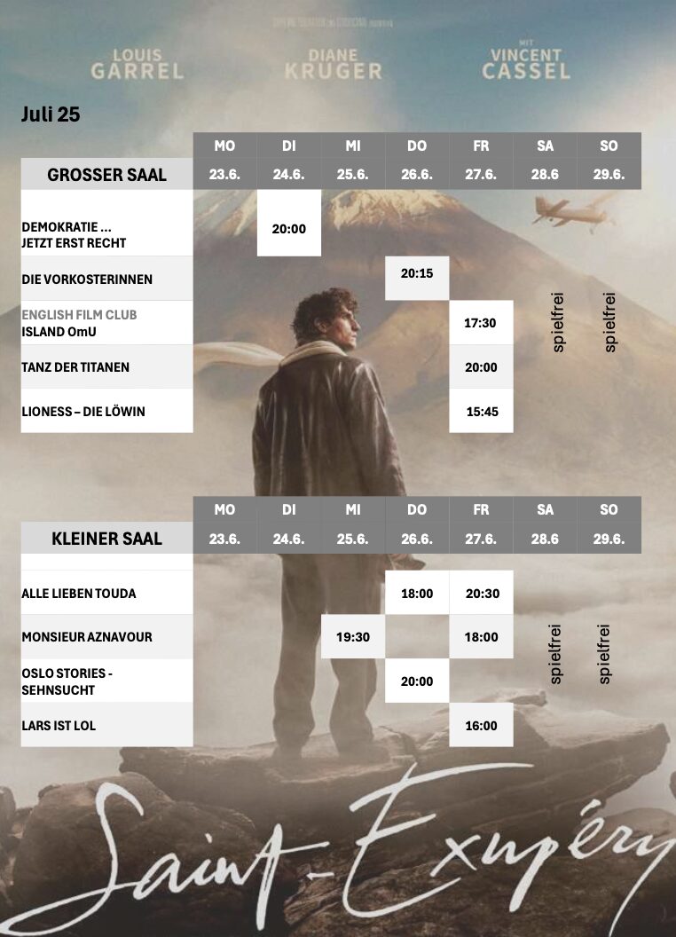Download Programm kommende Woche