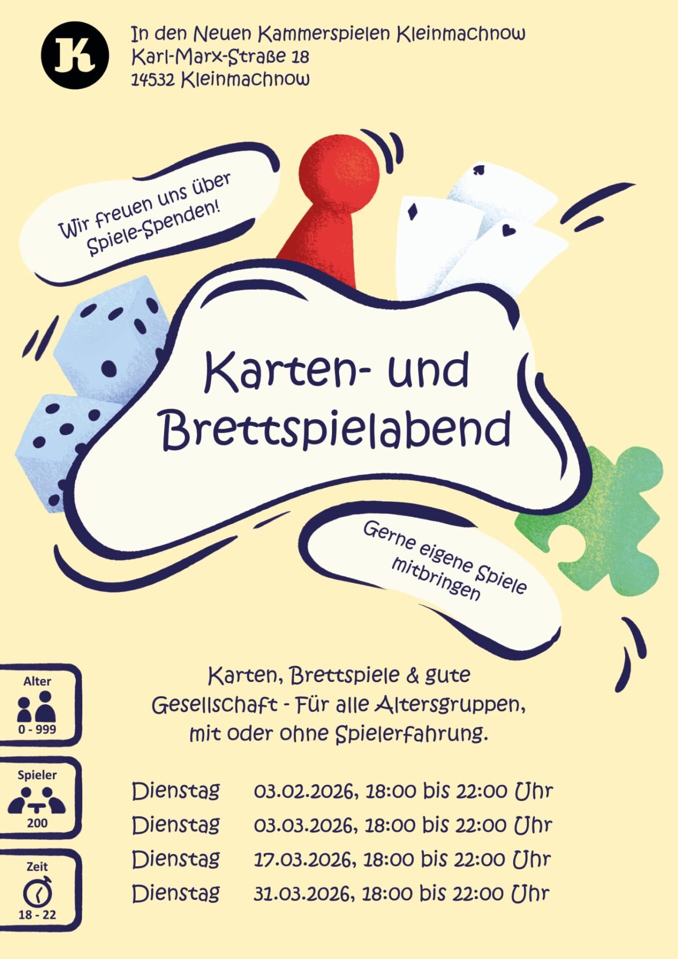 Karten- und Brettspieleabend