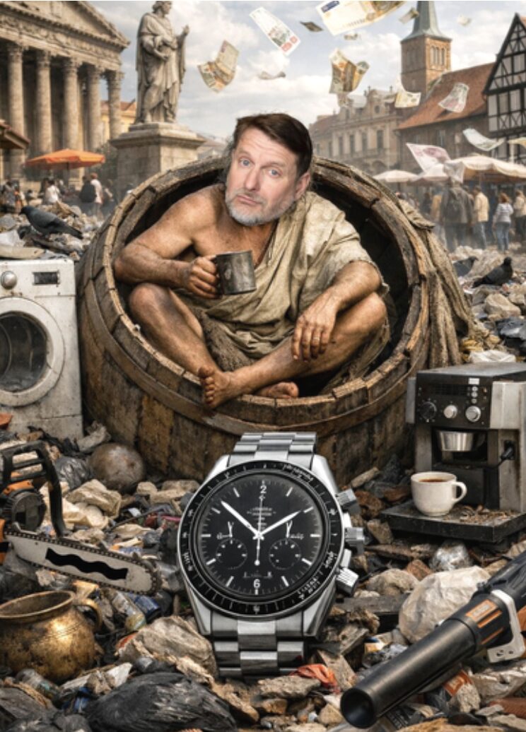 Pop-up-Theater mit Peter Trabner - Das Leben des Diogenes. Alles für die Tonne