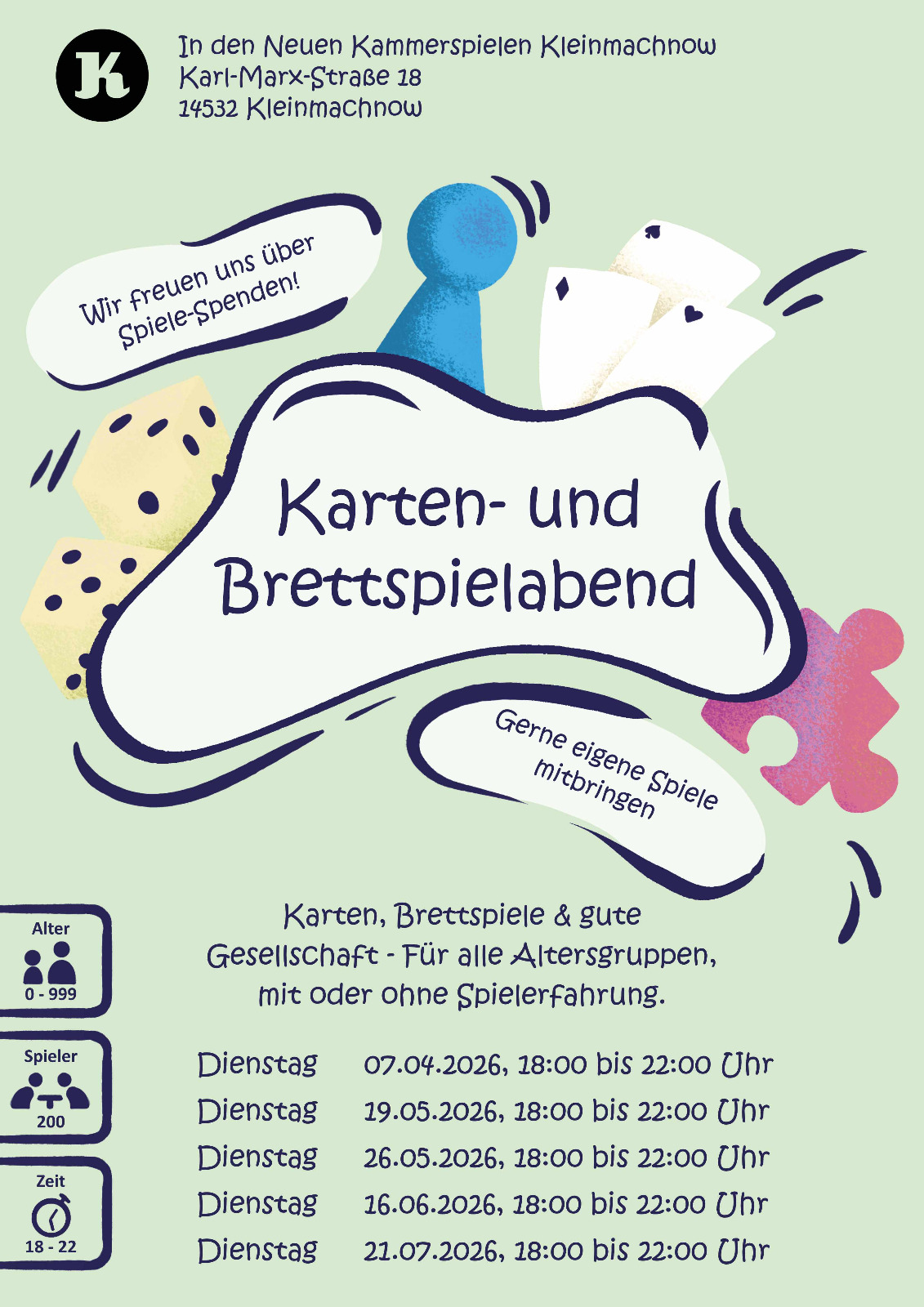 Karten- und Brettspieleabend